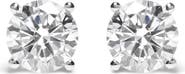 Haus of Brilliance IGI Certified 14K White Gold 5.00 Cttw Lab Grown Diamond Solitiare Stud Earrings