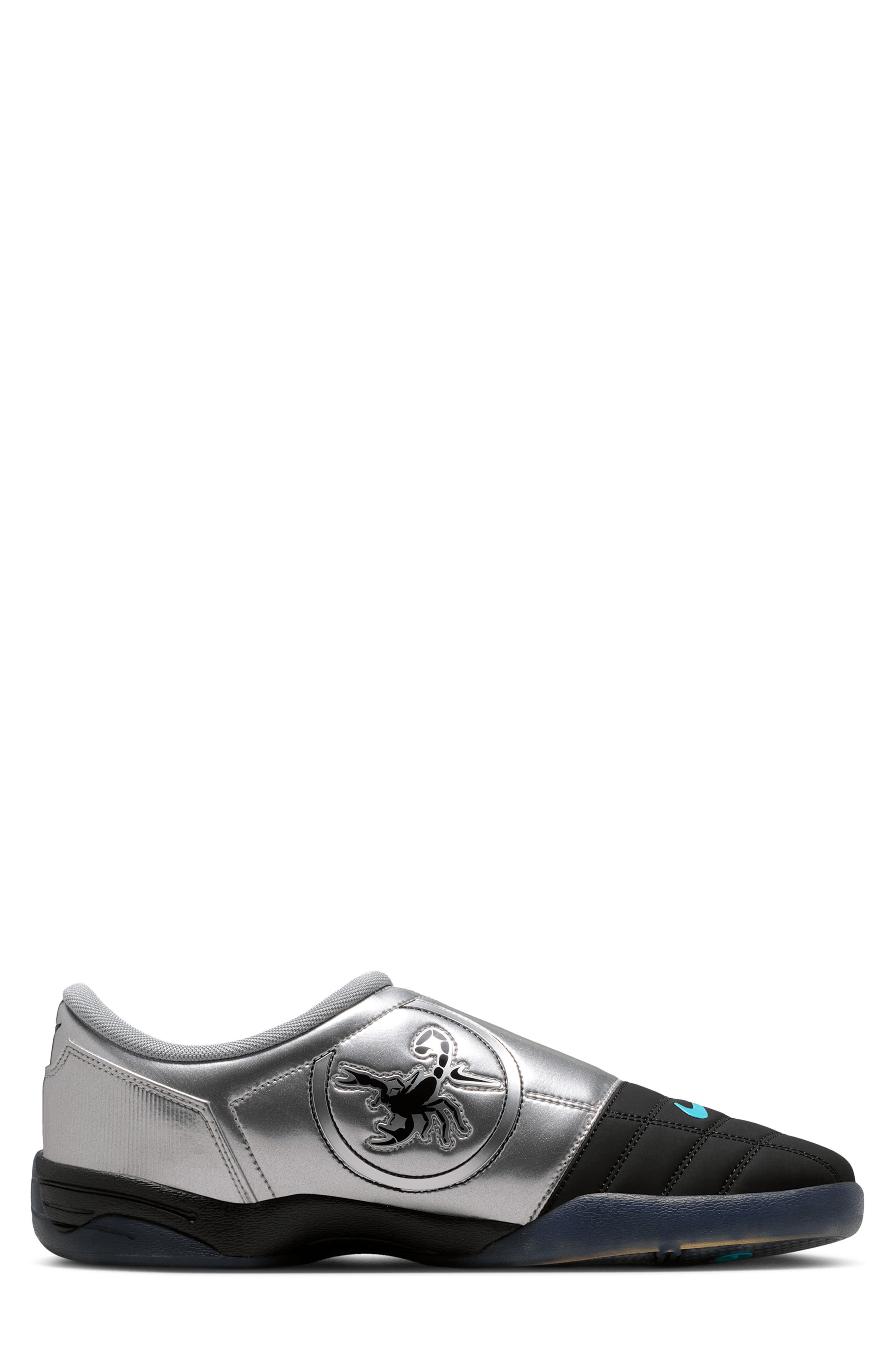 Total 90 Soccer Sneaker, Alternate, color, BLACK/ GAMMA BLUE/ SILVER