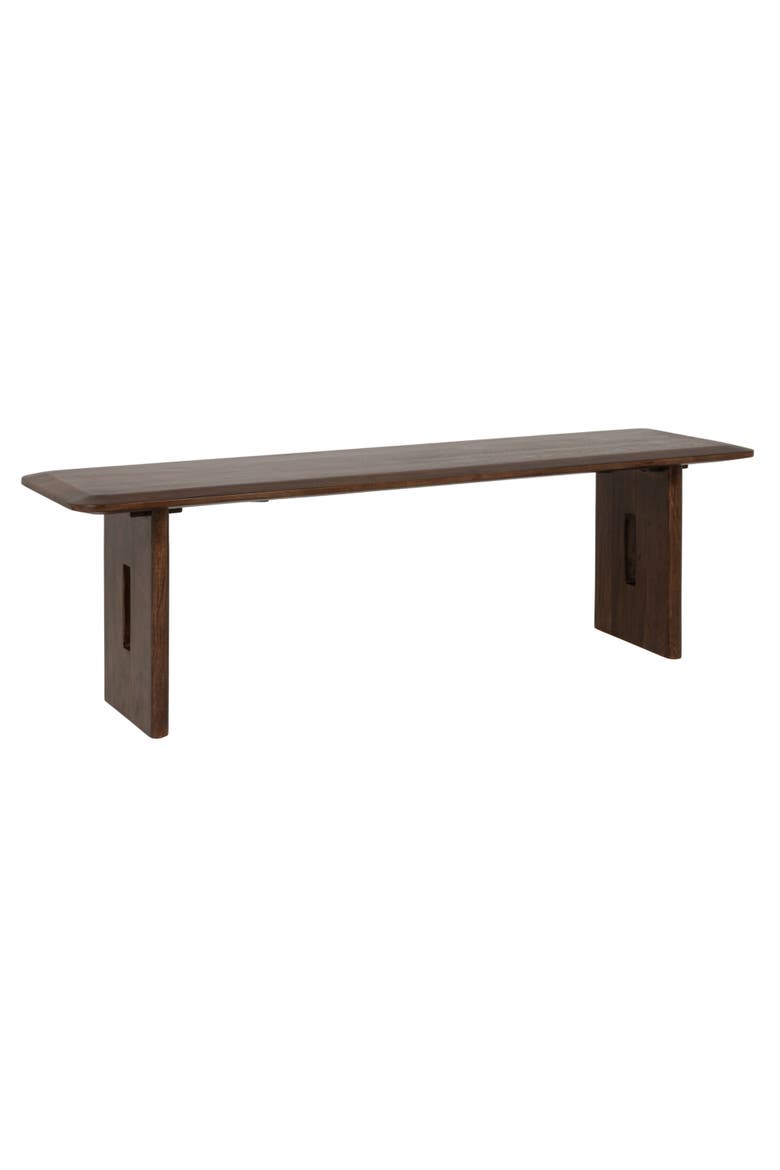 Rectangular Bench, Main, color, Brown