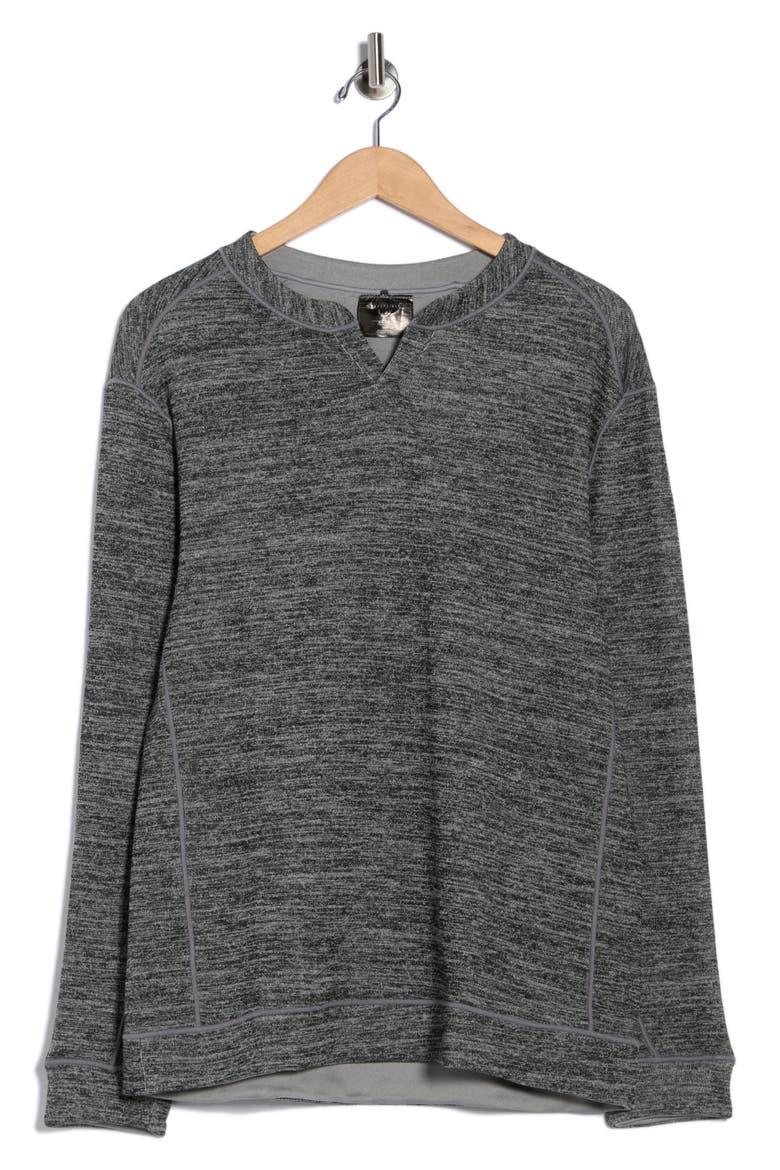 Reversible Performance Sweater, Alternate, color, CHARCOAL