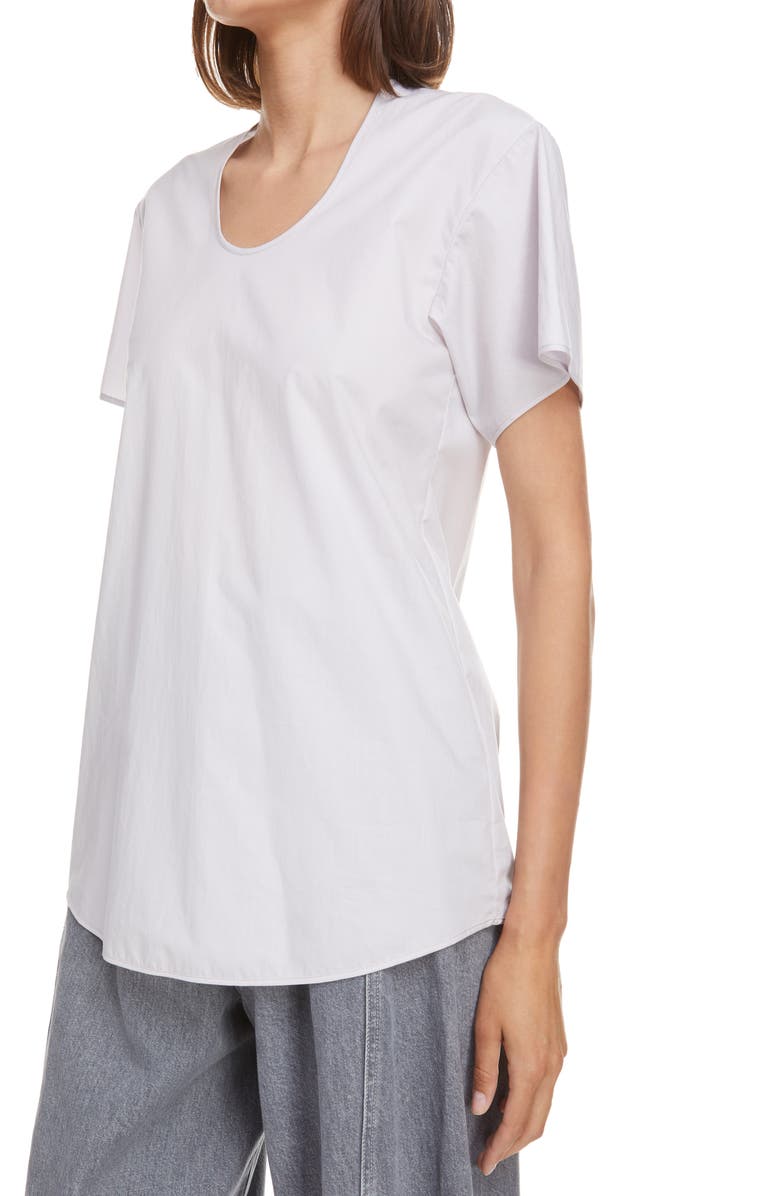 Lemaire Scoop Neck Cotton T-Shirt, Alternate, color, 