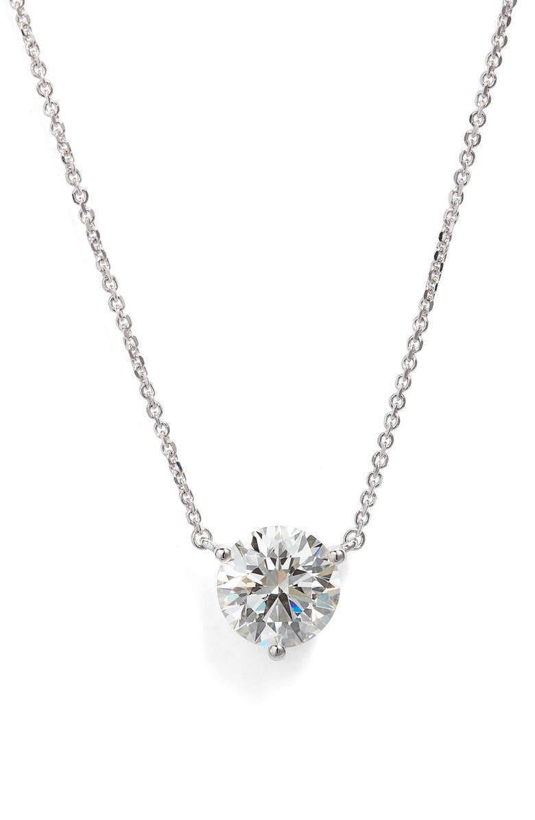 LIGHTBOX 1.5-Carat Lab Grown Diamond Pendant Necklace, Main, color,