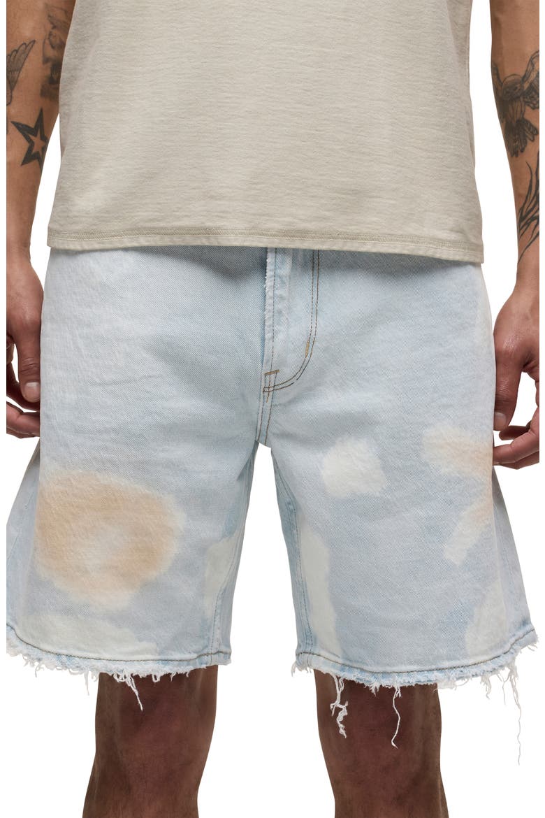 Clint Relaxed Denim Shorts, Alternate, color, BLEACHED CLOUD
