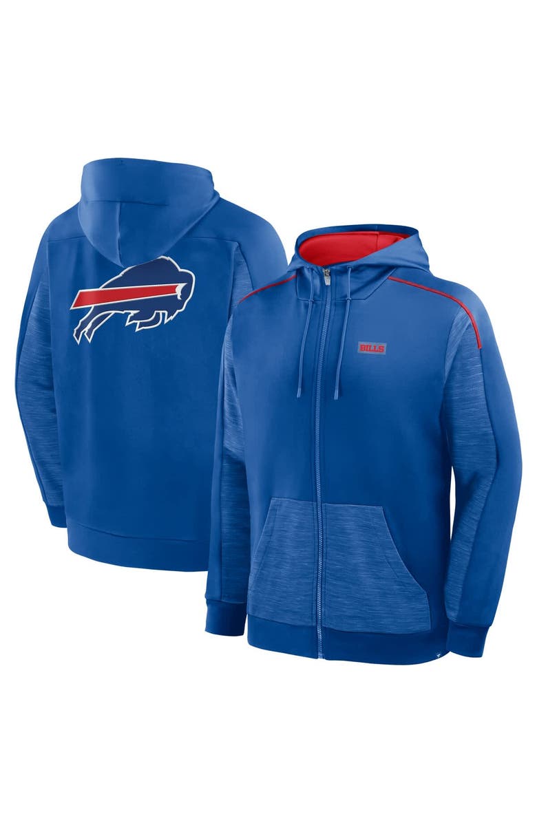 FANATICS Men's Fanatics Royal Buffalo Bills Checkdown Pass Full-Zip Hoodie, Main, color, Royal
