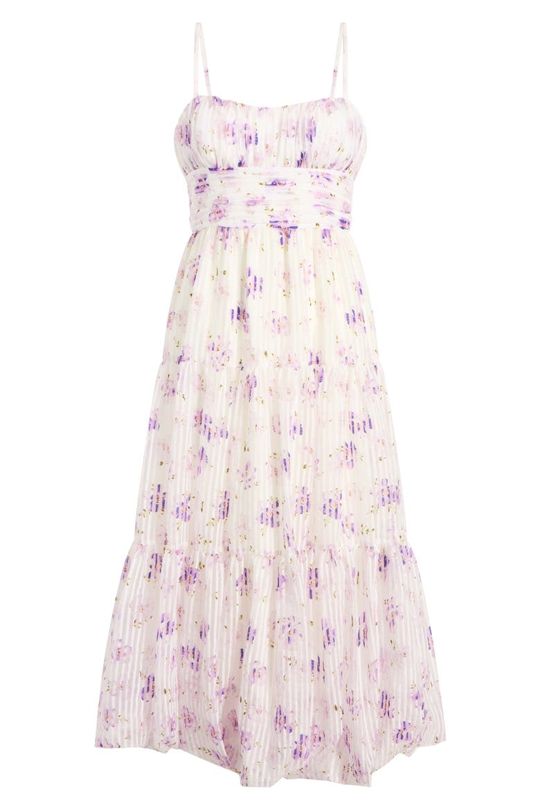 Joie Tossed Poppies Stretch Cotton Dress, Alternate, color, IVORY MULTI