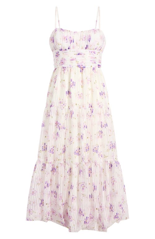 Cinq À Sept Cinq A Sept Joie Tossed Poppies Sleeveless Midi Dress In Ivory Multi
