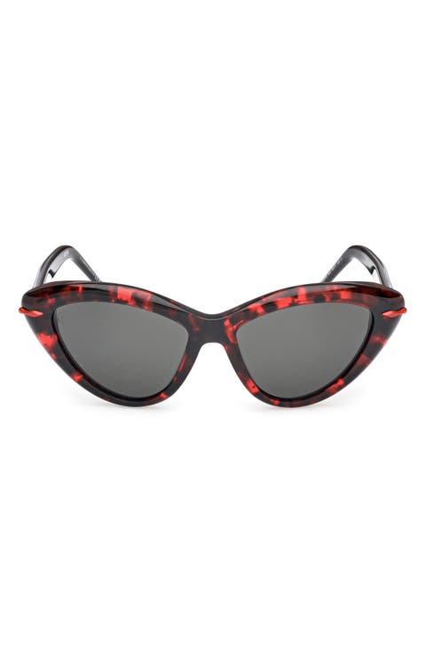 56mm Cat Eye Sunglasses