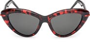 Christian Louboutin 56mm Cat Eye Sunglasses