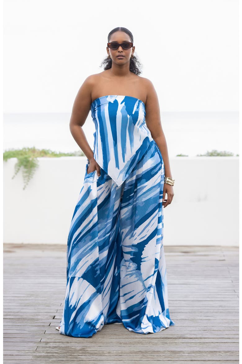 Loa Jant Wide Leg Pants, Alternate, color, Loa Blu