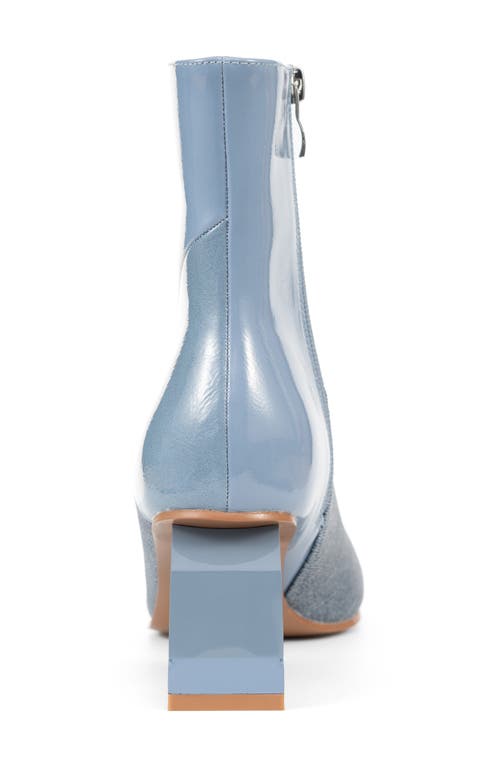 Ninety Union Sienna Colorblock Bootie In Blue