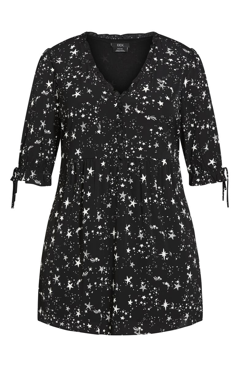 City Chic Aaliyah Shooting Star Minidress, Alternate, color,