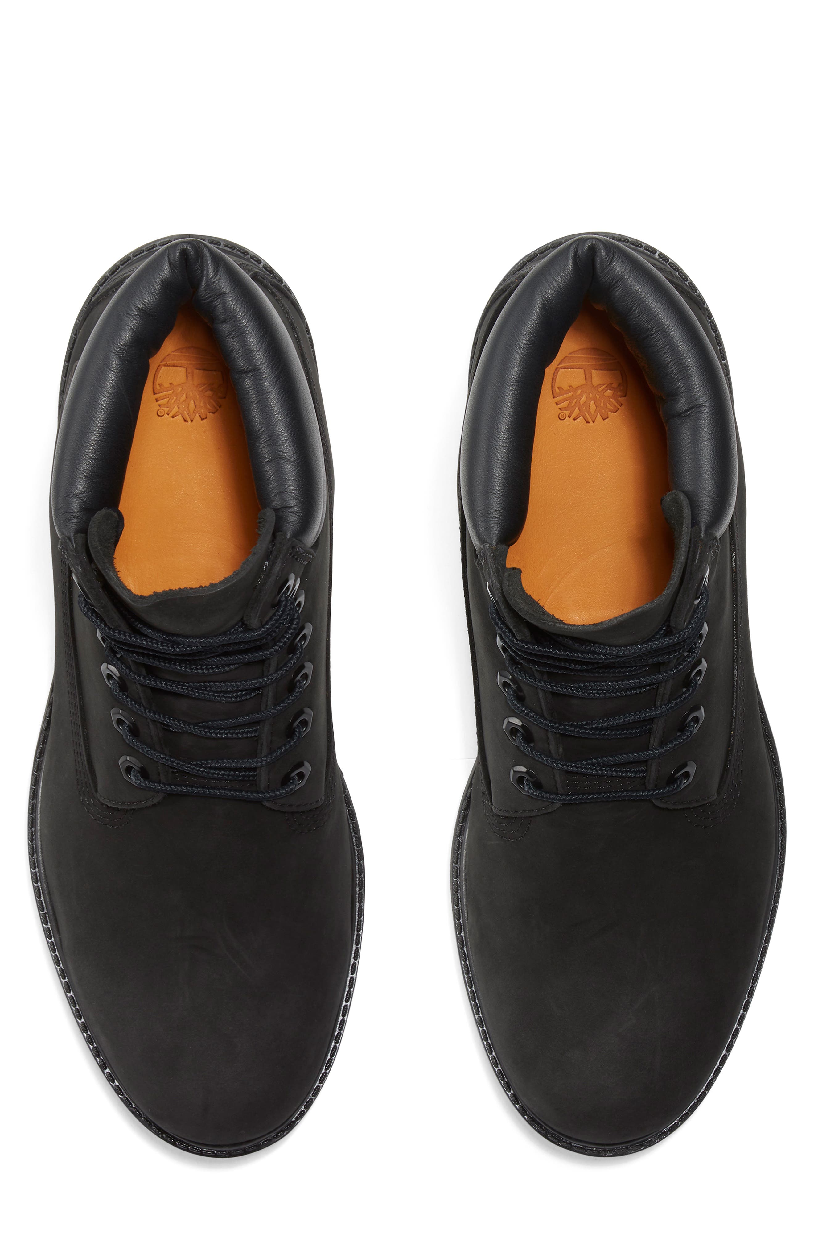 Timberland 6-Inch Premium Waterproof Boot, Alternate, color, Black/ Black