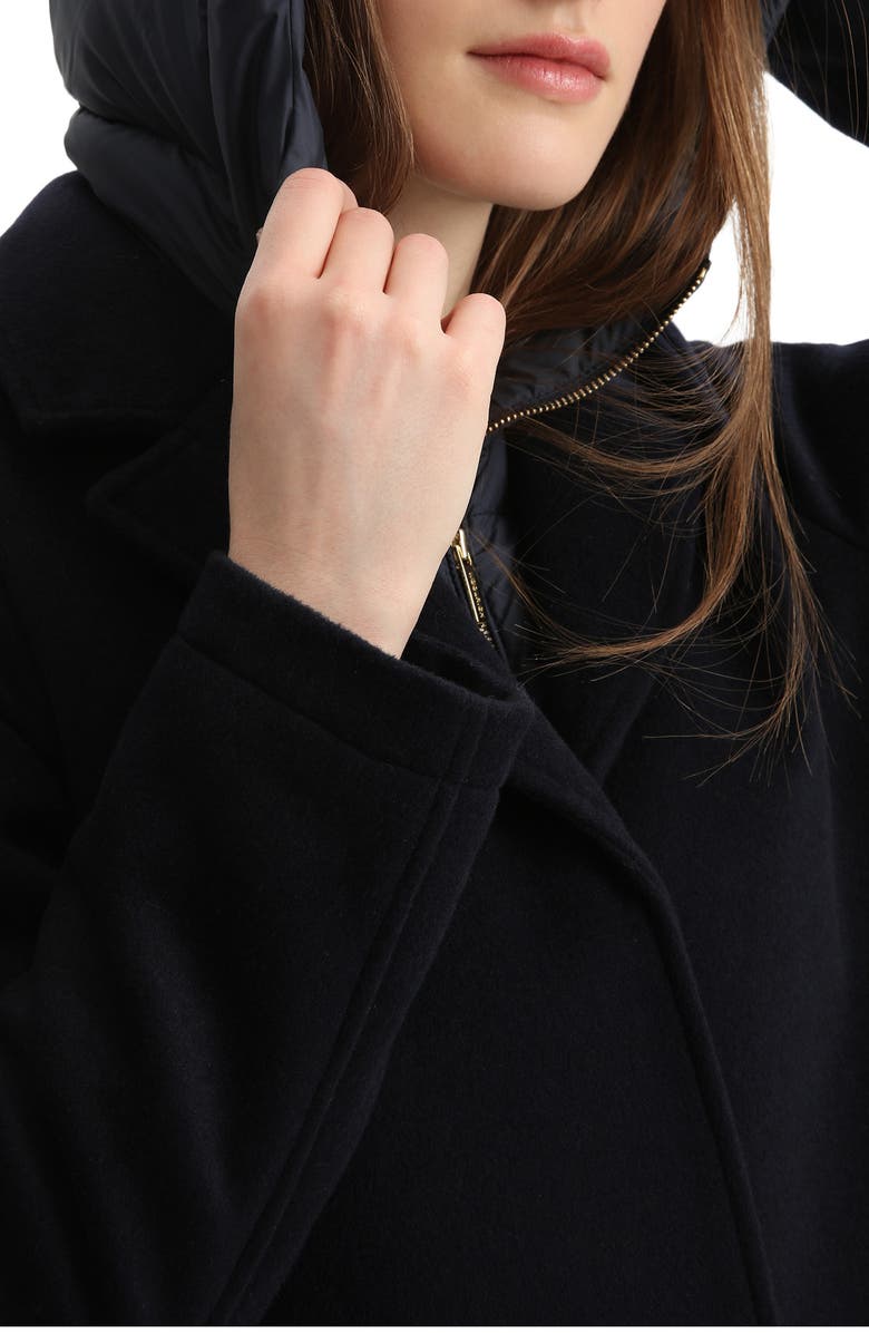 Woolrich Kuna Wool & Cashmere Blend Water Resistant 750 Down Fill Parka, Alternate, color, 