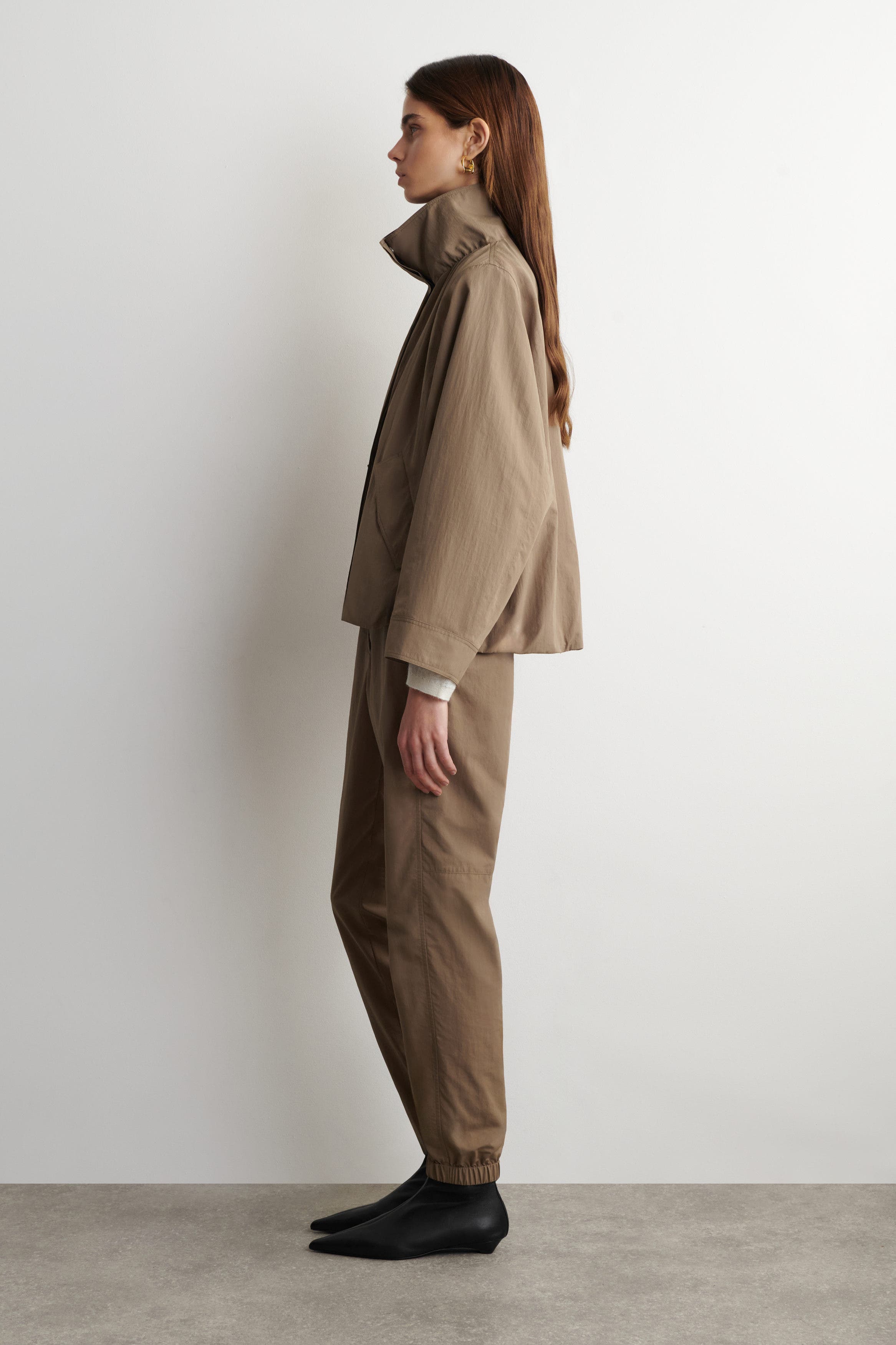 Technical Nylon Barrel-Leg Pants - image 2