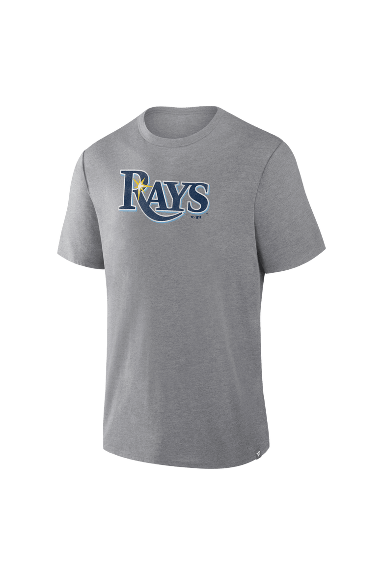 Men's Fanatics Heather Gray Tampa Bay Rays Play Tribute Tri-Blend T-Shirt, Alternate, color, Heather Gray