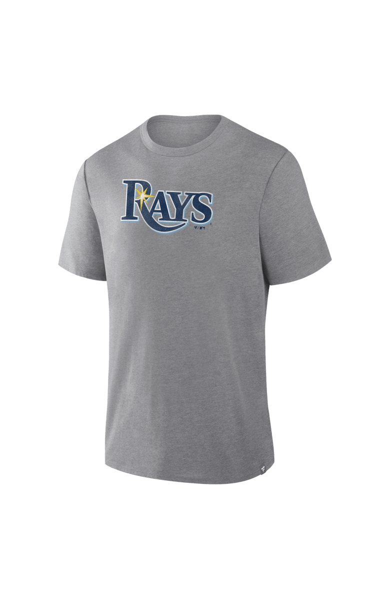 FANATICS Men's Fanatics Heather Gray Tampa Bay Rays Play Tribute Tri-Blend T-Shirt, Alternate, color, Heather Gray