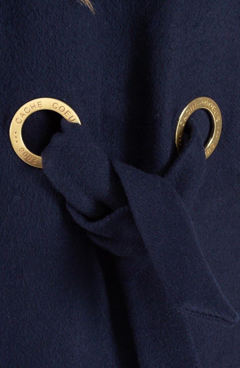 Cache Coeur Malo pregnancy pea coat, Alternate, color, Navy