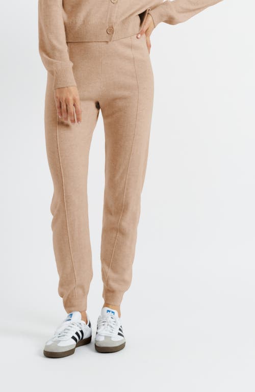 Chinti & Parker Wool Cashmere Cuffed Joggers In Neutral
