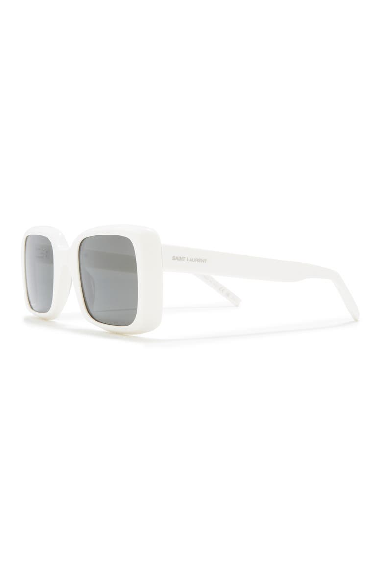51mm Square Sunglasses, Alternate, color, IVORY IVORY GREY