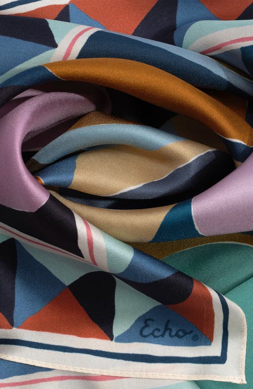 Echo Painted Dots Silk Bandana In Multi