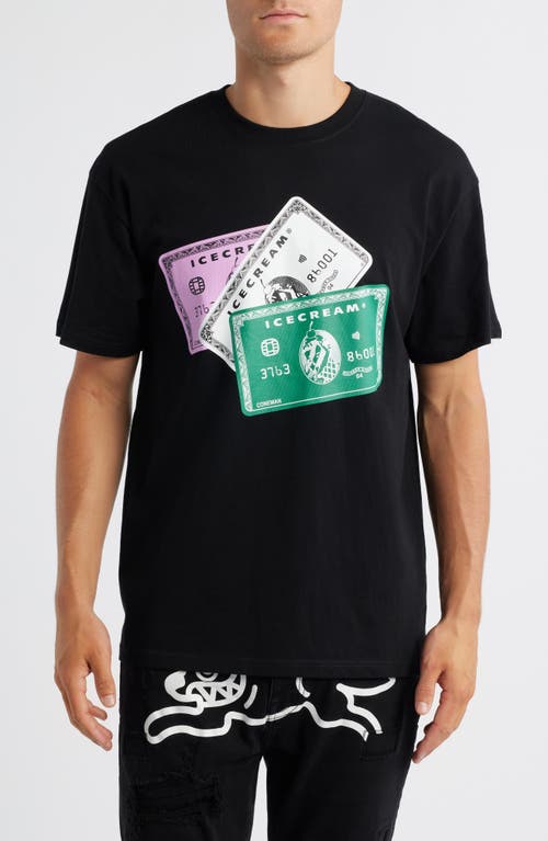 Icecream Choice Graphic T-shirt In Black