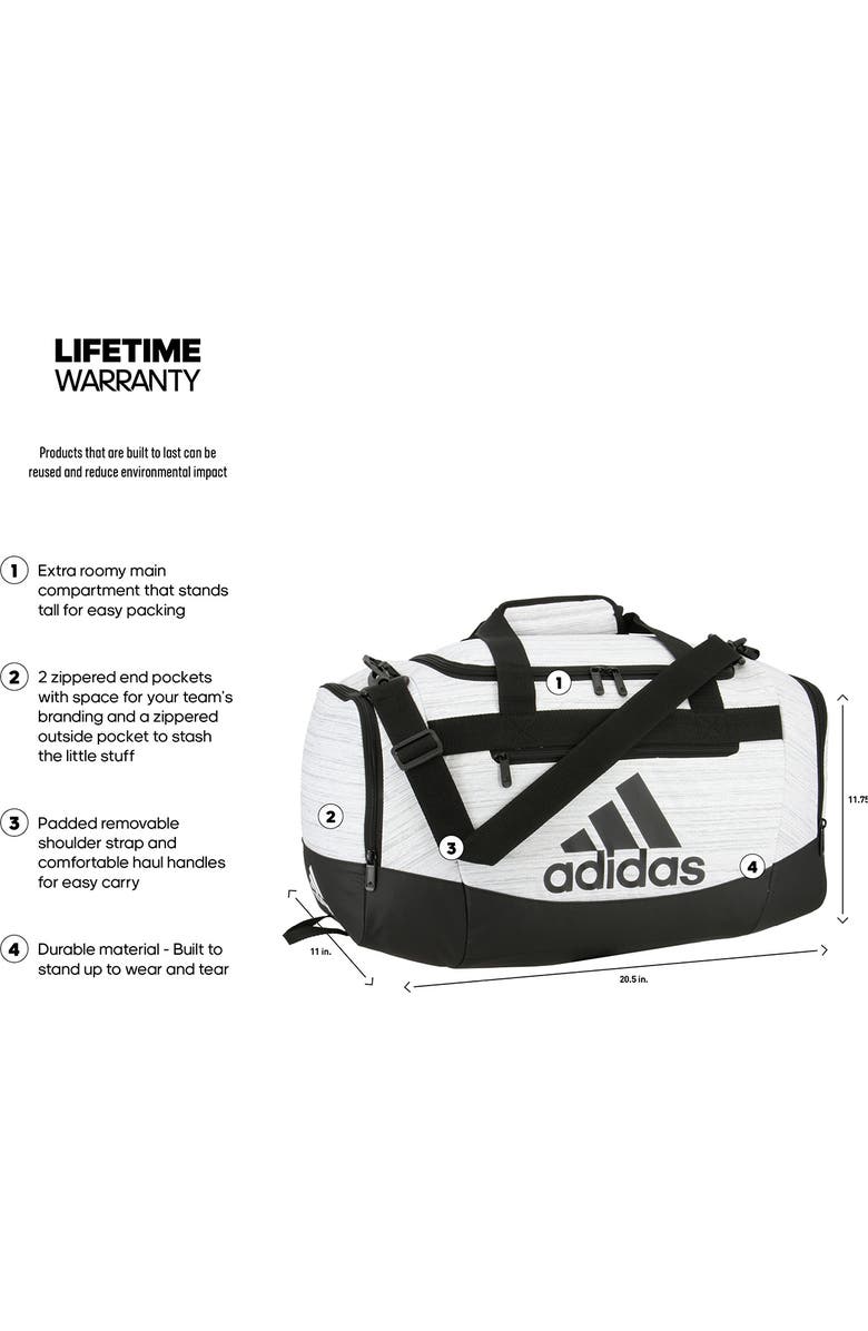 adidas Defender IV Small Duffle Bag, Alternate, color,