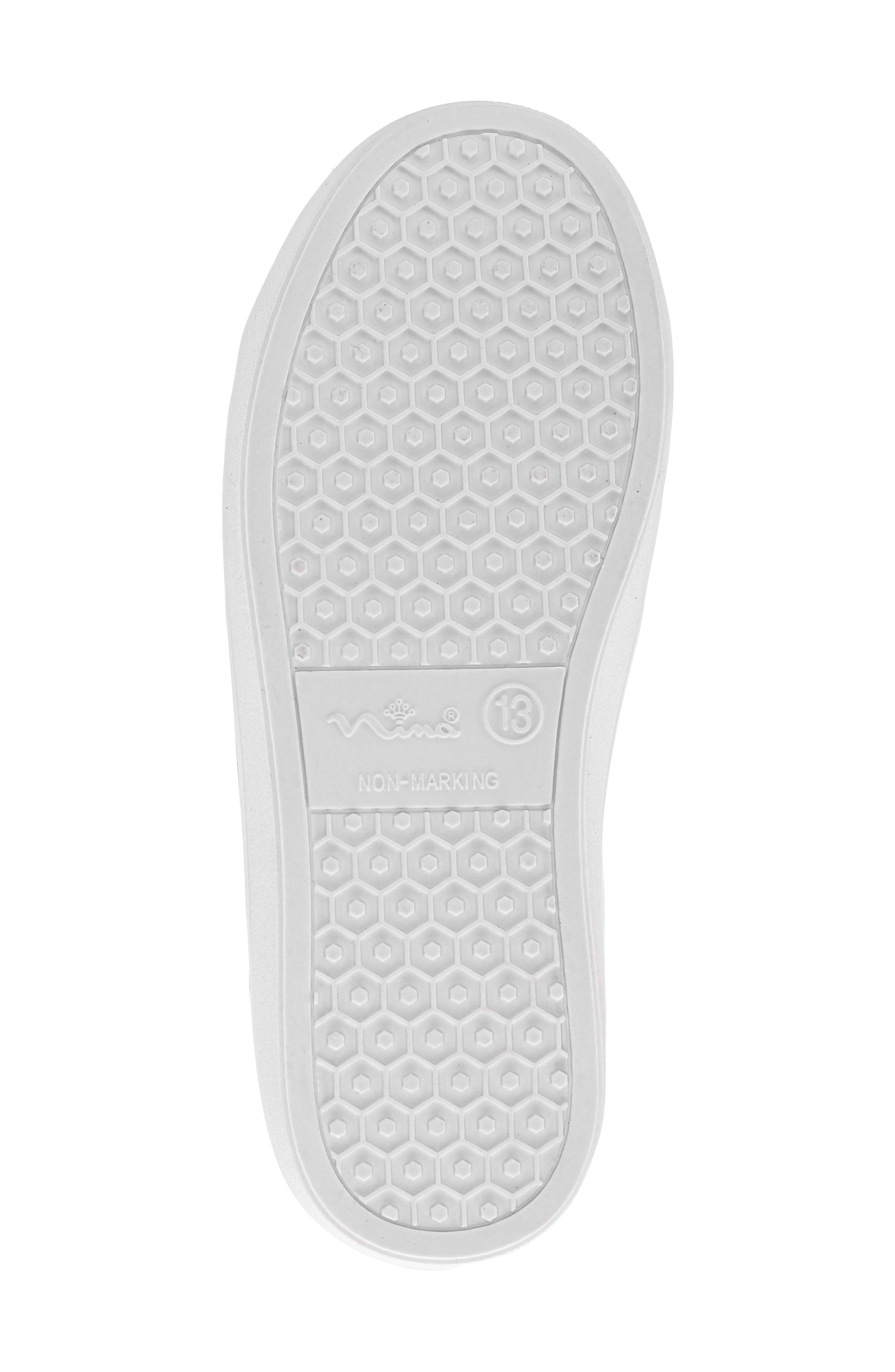 Nina Kids' Kalen Sneaker, Alternate, color, Silver Chrome