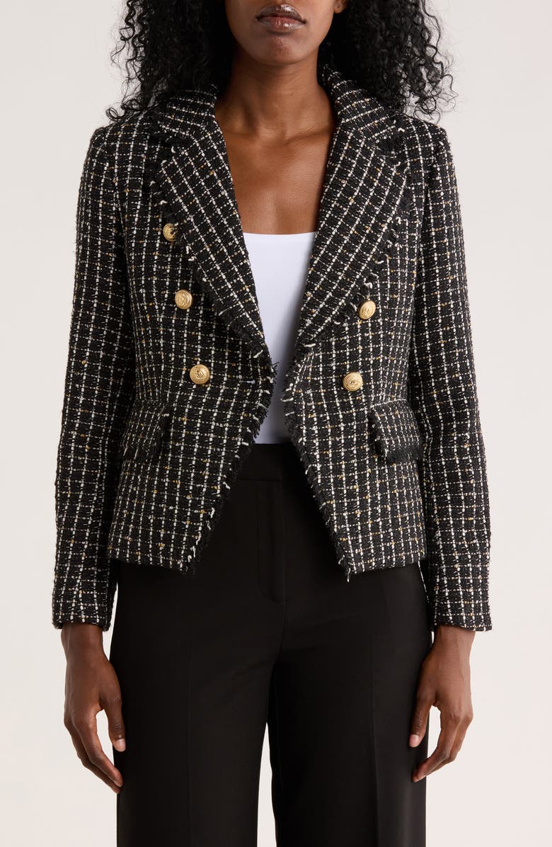 Love Token Angie Double Breasted Blazer, Main, color,