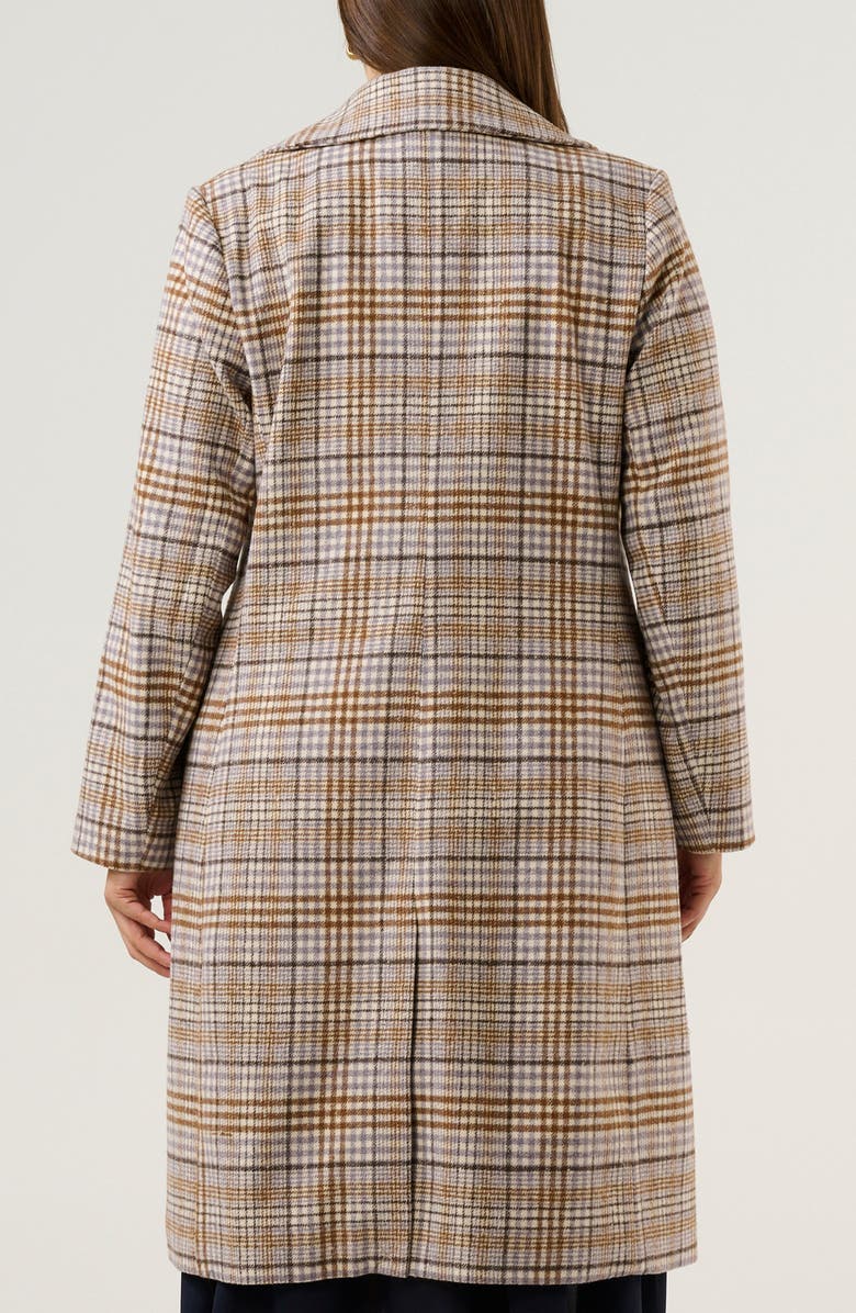 Estelle Frostfall Double Breasted Coat, Alternate, color, Frosted Cocoa