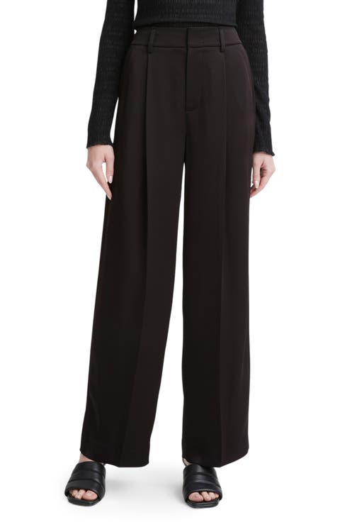 Wide Leg Satin Pants