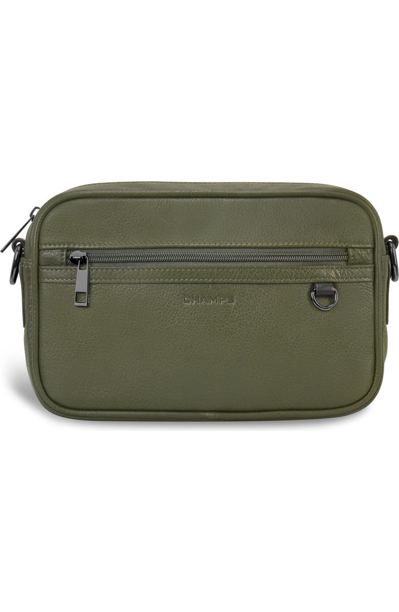 CHAMPS Onyx Leather Camera Bag, Alternate, color, Khaki