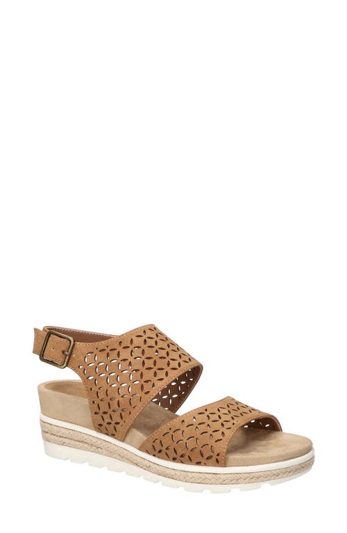 Bella Vita Cosette Slingback Espadrille Sandal In Tan