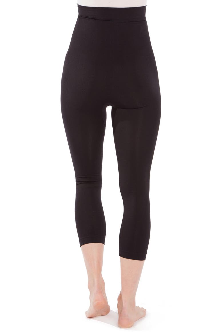 2-Pack Seamless Maternity Capri Leggings, Alternate, color, BLACK