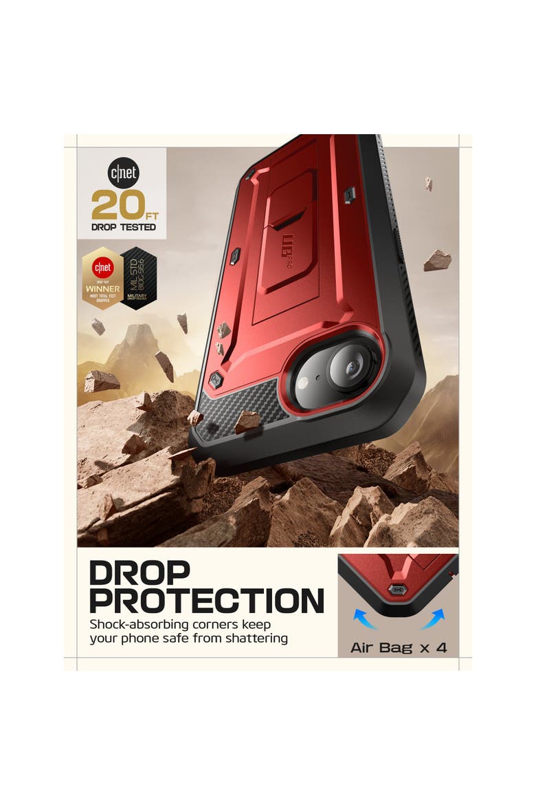 UB PRO Series iPhone 16e Rugged Case, Alternate, color, Ruddy - iPhone 16e
