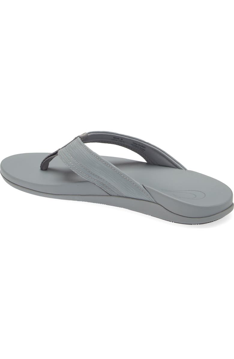 OluKai Maha Flip Flop, Alternate, color, Cooler Grey
