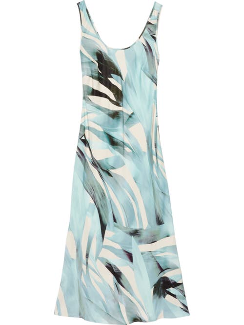MINT VELVET MINT VELVET PALM PRINT SATIN SLIP DRESS