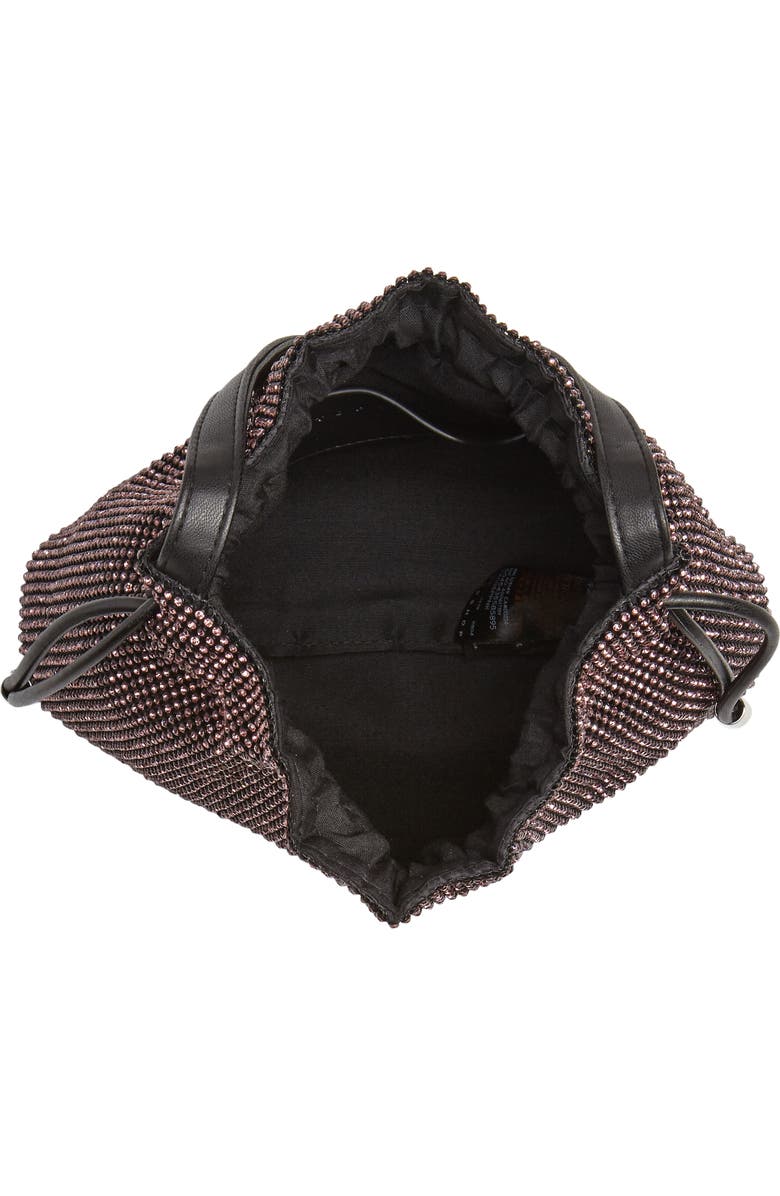 Topshop Dina Diamante Drawstring Bag, Alternate, color,