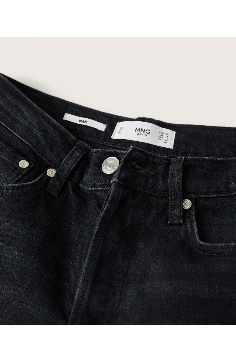 MANGO Women's Slim Fit Crop Jeans, Alternate, color,