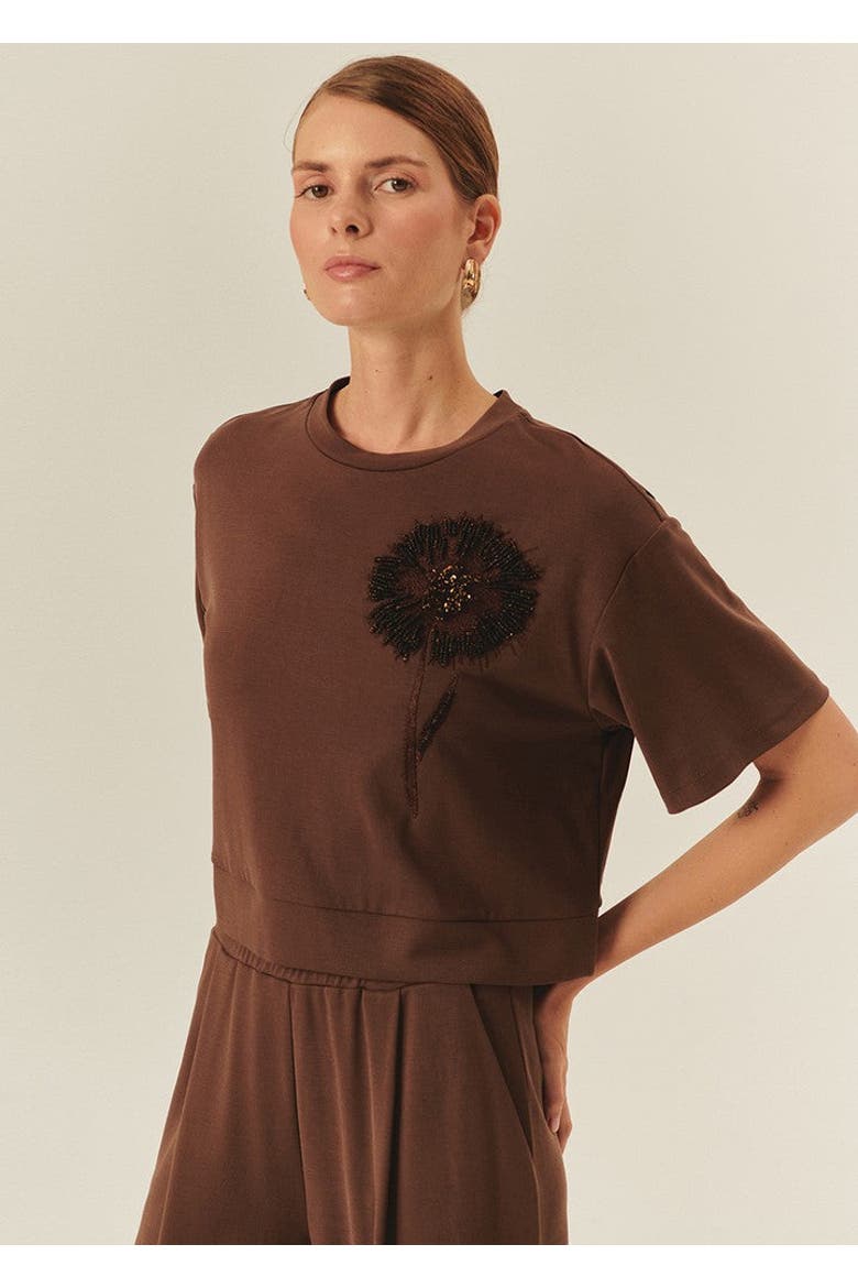 Brynn Tshirt, Main, color, BROWN