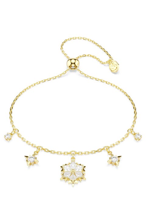 Magic Crystal Snowflake Adjustable Bracelet