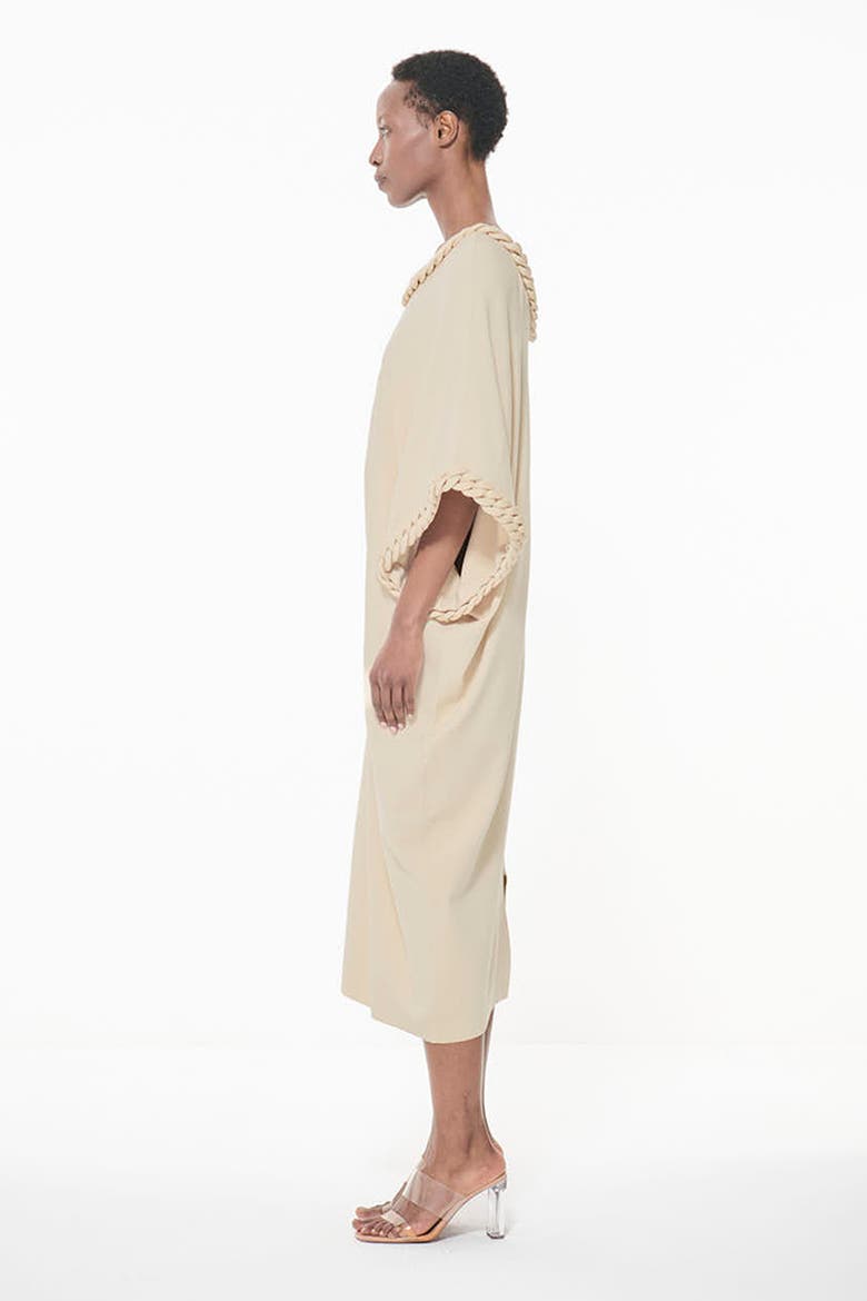 Knit Covered Chain Detail Dress, Alternate, color, Natural