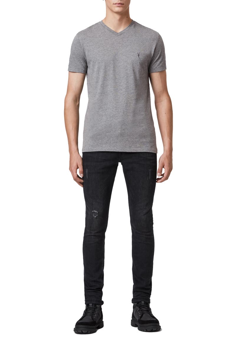 Tonic V-Neck T-Shirt, Alternate, color, ASH BLUE