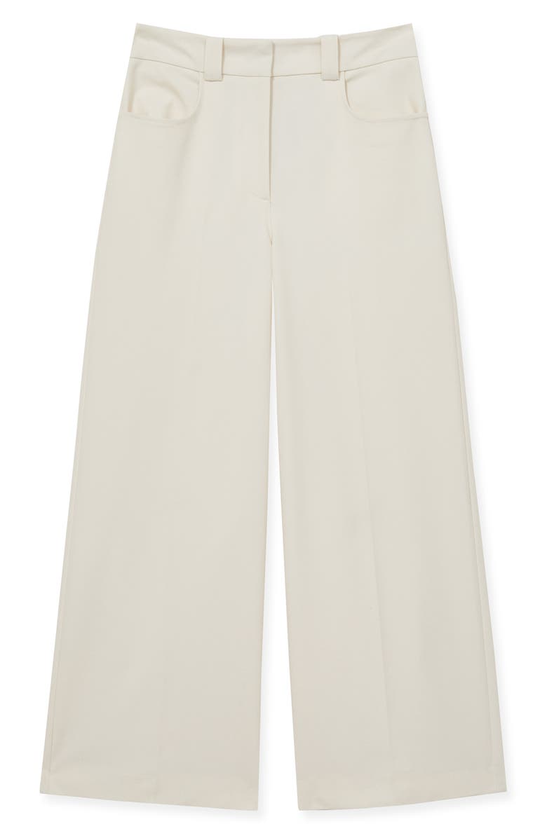 Reiss Myrtle Wide Leg Crop Pants, Alternate, color,