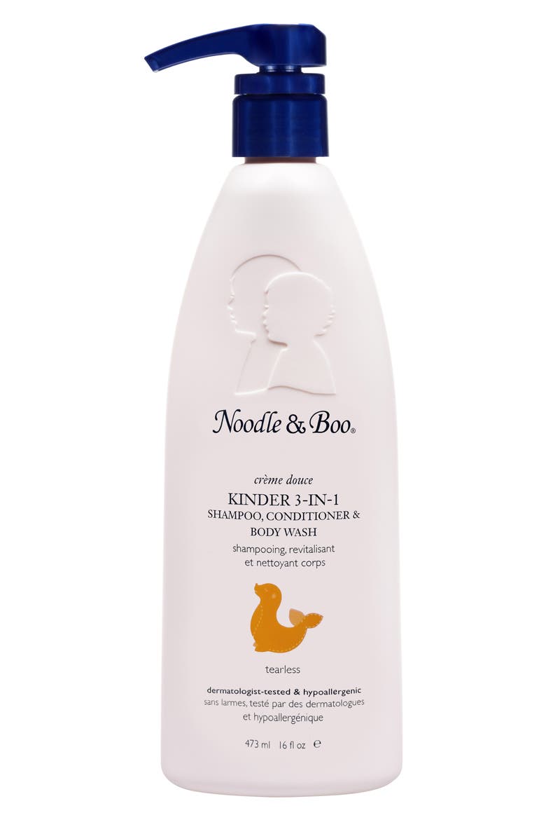 Kinder 3-in-1 Tearless Shampoo, Conditioner & Body Wash, Main, color, NO COLOR
