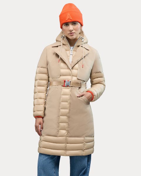 Beaufort Mixed Media Insulated Trench Coat