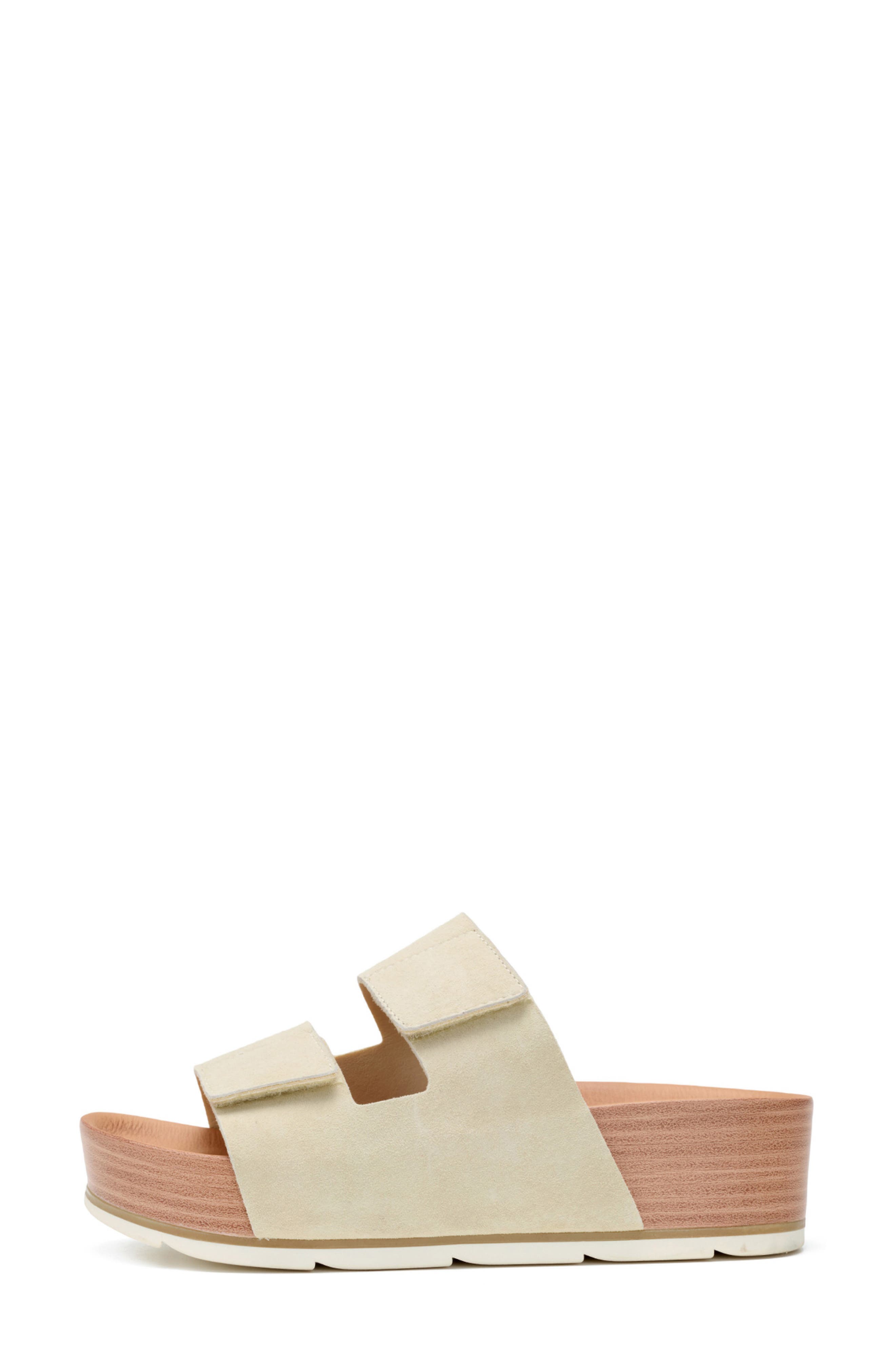 Project Cloud Propel Platform Slide Sandal, Alternate, color, Birch Suede