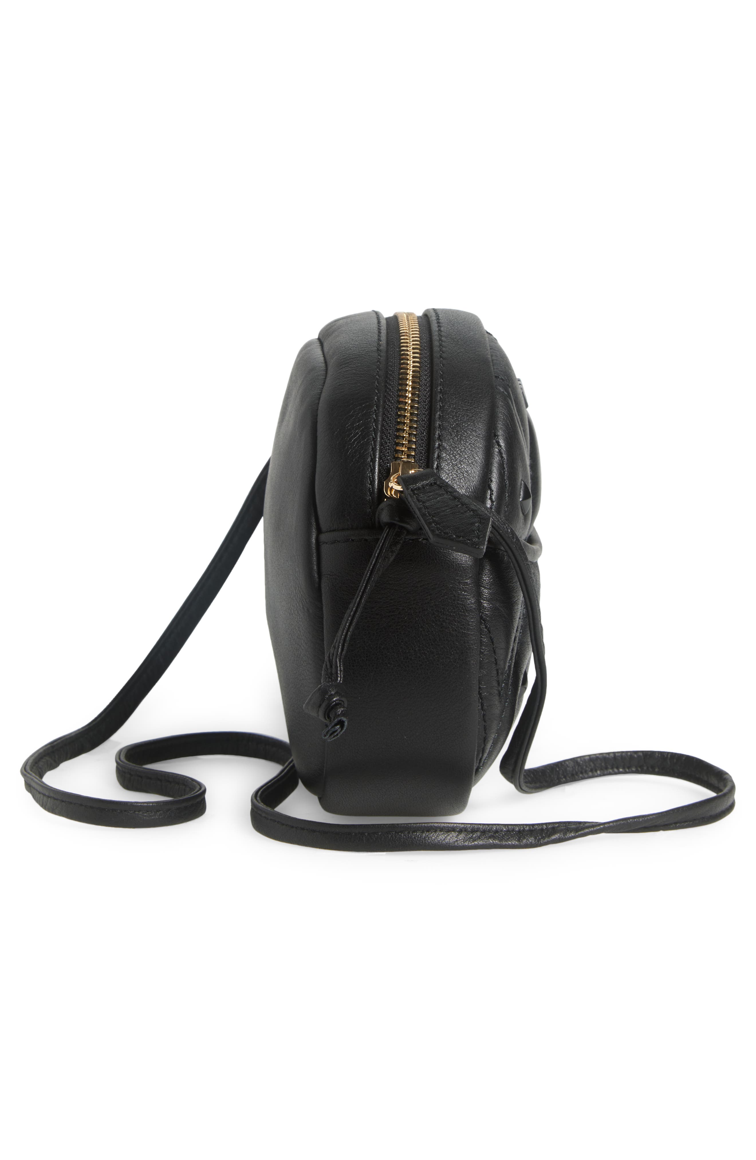 VALENTINO BY MARIO VALENTINO Moony Diamond Leather Crossbody Bag, Alternate, color, 