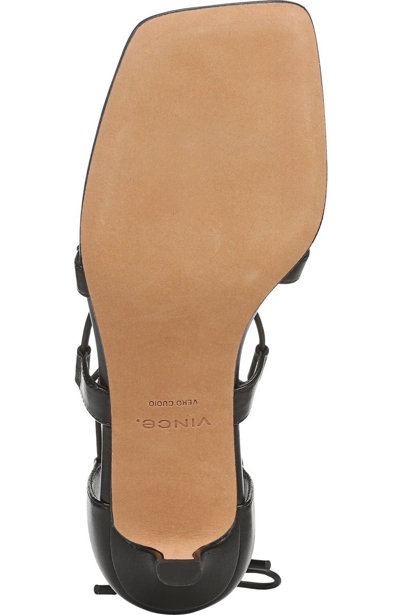 Vince Paulette Ankle Wrap Sandal, Alternate, color, Black