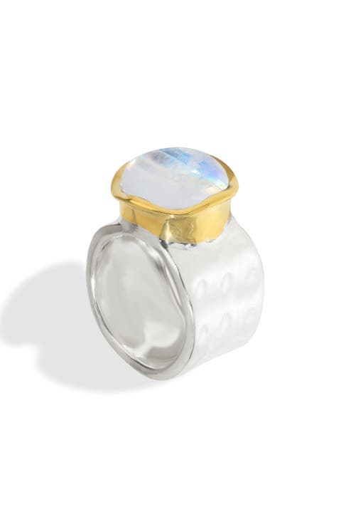 Semiprecious Stone Cabochon Ring