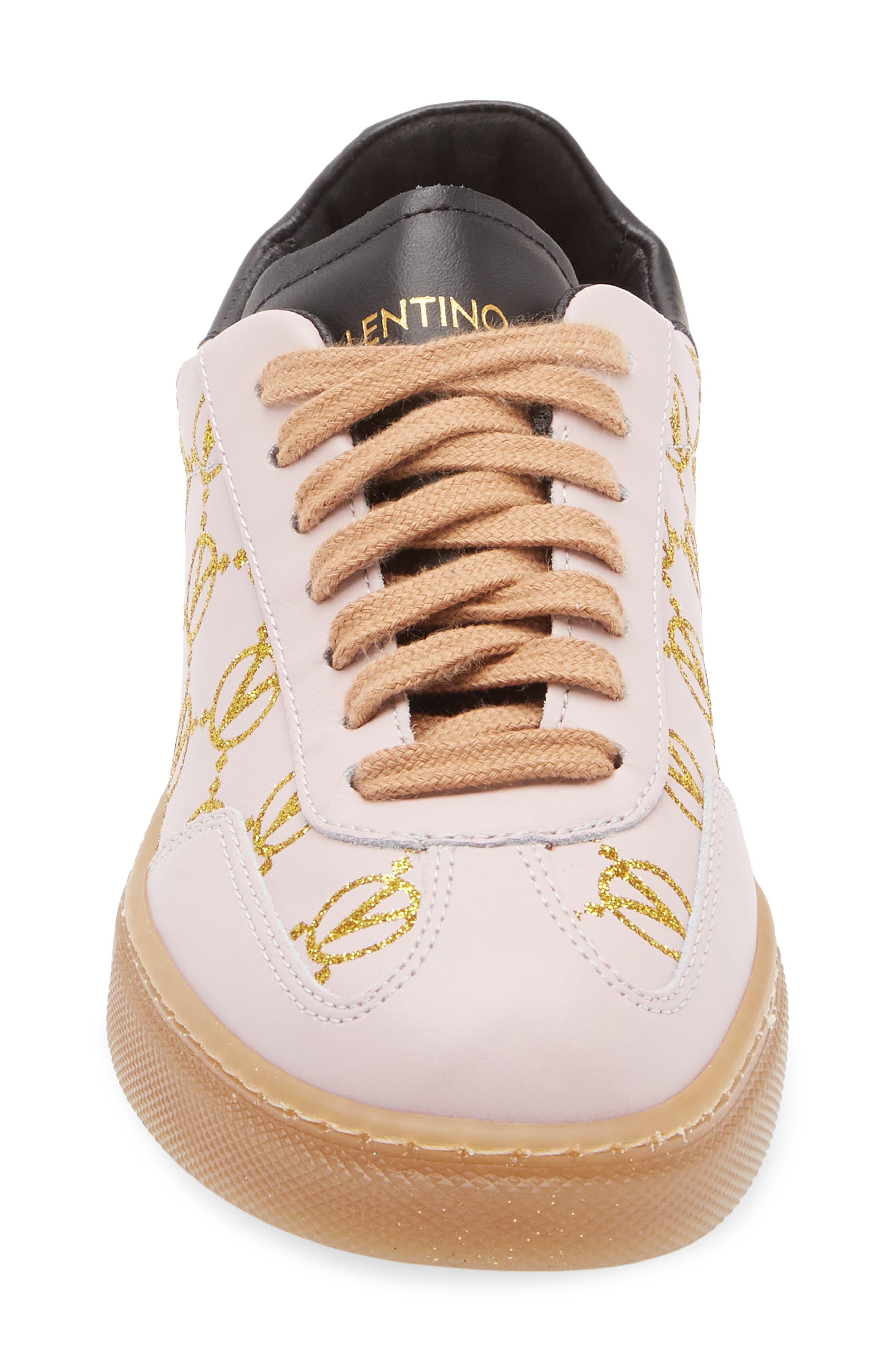 VALENTINO BY MARIO VALENTINO Guiditta Leather Sneaker, Alternate, color, Malva